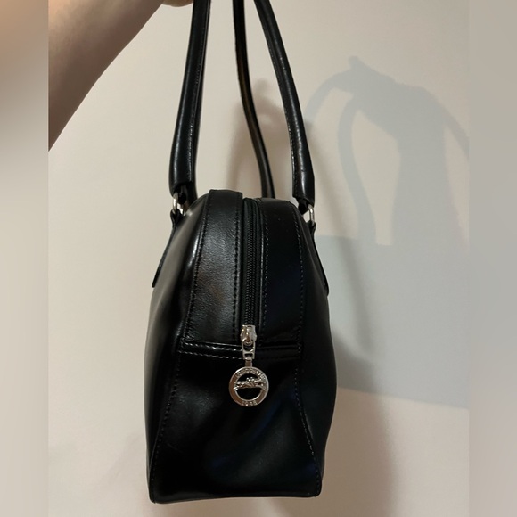 Longchamp Roseau black leather shoulder bag - Picture 4 of 9